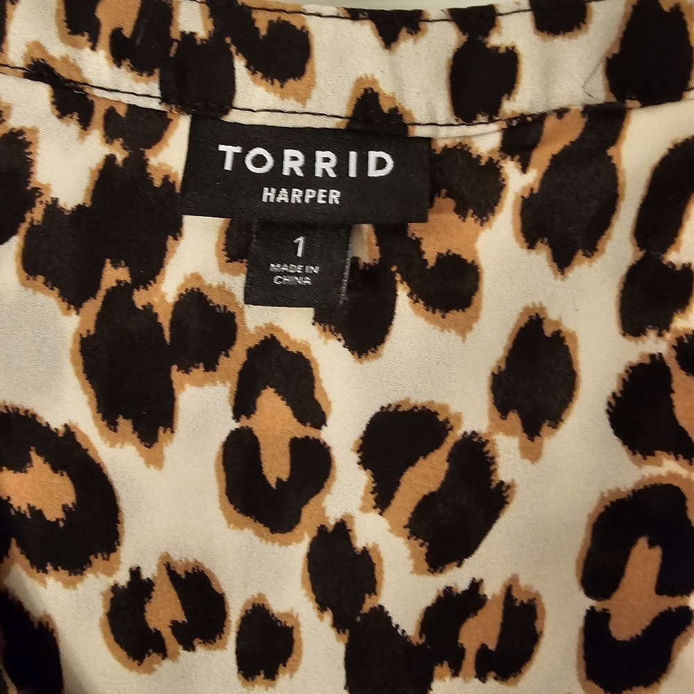 Leopard Print Blouse - Picture 4 of 7
